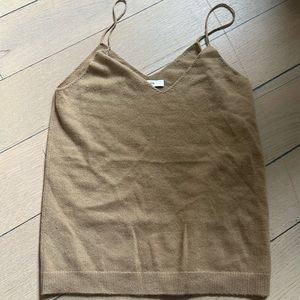 Vince Tan Spaghetti Strap Top